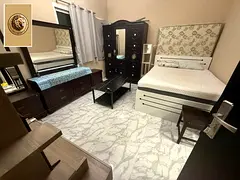 Monthly Rent – ​​Ajman / Al Rashidiya 3 Furnished studio apartment, all utilities included, in