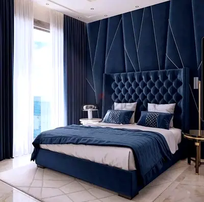 Elegant Modern Design Queen Size Fully
Custom Made Bedframe