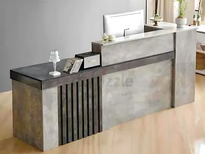 Industrial Concrete Reception Desk