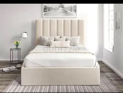 Modern Upholstered Bed with toper springs mattress 160/200