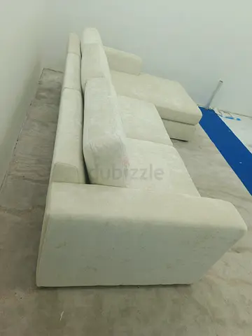 Home center beige color lshape sofa for sale