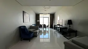 Damac Hills, Artesia C, 3 beds apartment, furnished, vacant  painted. RTM