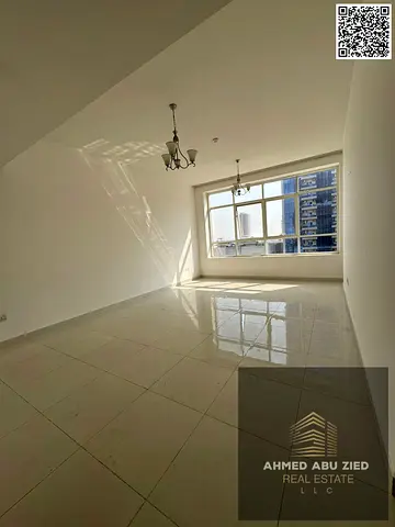 Luxury two-bedroom apartment | Prime location close to all amenities | Two bathrooms | Two balconies with open views | Central air conditioning | Secu