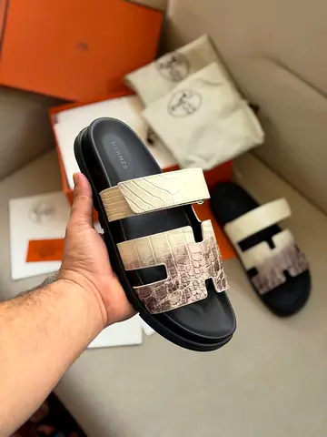 Hermes chypre Mens Slip-On Sandals