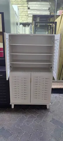 Stylish White Storage Cabinet