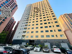One-bedroom apartment for sale in Al Nuaimiya One Tower with a modern design and spacious layout. Fe