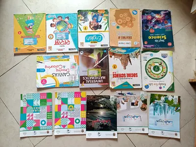 Grade 7 books available - International Indian School / Habitat school Ajman for AED 250-