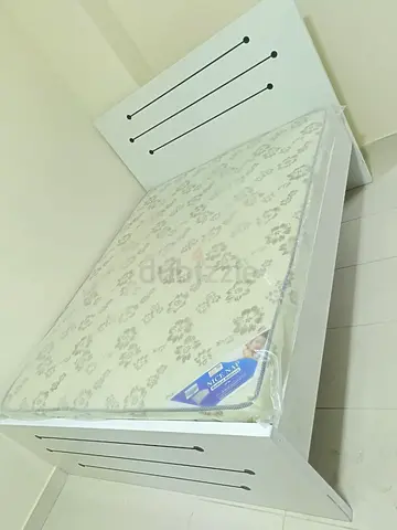 MDF Queen Size bed and madical mattress