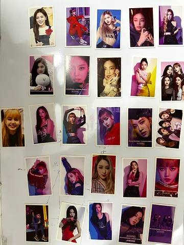 Blackpink photocards