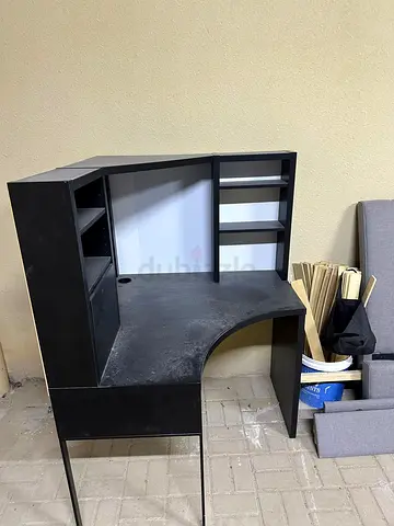 IKEA MICKE
Corner workstation, black-brown, 100x142 cm