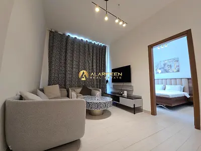شقة مفروشة بغرفة نوم واحدة | منزل بن غاطي | مناظر المدينة و JVC