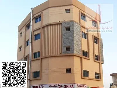 For annual rent in Ajman, a distinctive and clean studio in the Jasmine Building in the Al Bustan a