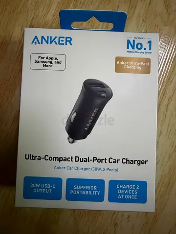 Anker fast Ultra-Compact Dual-Port Car Charger