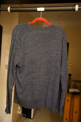 Original Ralph Lauren Mens Long Sleeve Blue Sweater (Negotiable)