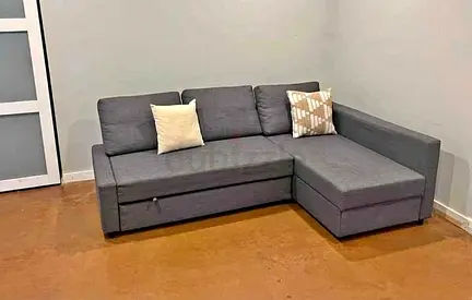 Modern Grey Sectional Sofa bed