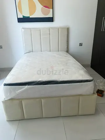 Comfortable  double Size Bed Frame with Mattress 120x190 cm