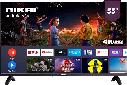 Nikai 55 Smart TV - 4K, UHD5510SLED