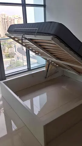 Ikea hydraulic king‑size bed (180 × 200 cm) with  IKEA mattress