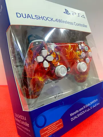 PS4 DualShock 4 Wireless Controller - Flame Design