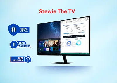 Samsung 32 Inches M5 VA LCD Smart Monitor - LS32AM500NR - Brand New - Free Delivery - Warranty