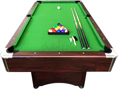 7FTBilliard Table, Pool Table Green with Ball Collection System