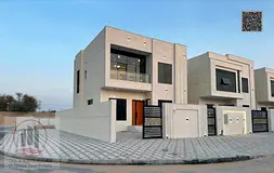 Villa for sale in Ajman, Al Helio area. 3 master bedrooms, majlis, living room, and maid's room (inc