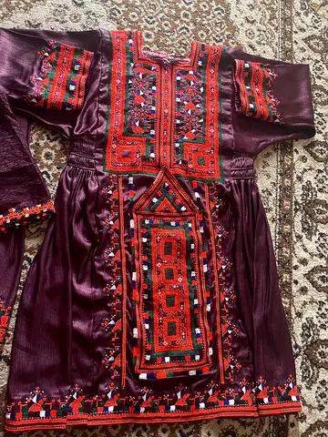 Balochi dress hand made
