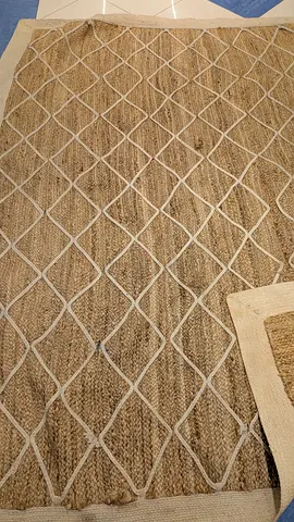 Handwoven Natural Jute Area Rug