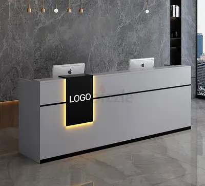 Modern Minimalist Reception Desk