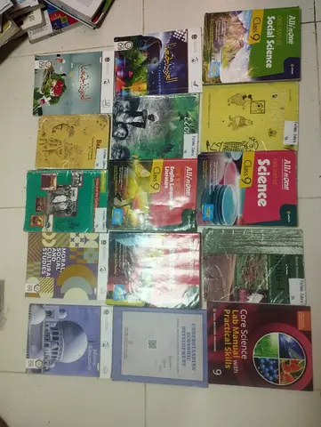 Set of A Level Science and Social Science Textbooks