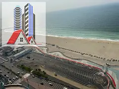 2 BHK for Sale in Ajman Corniche Residence Towers With Parking...