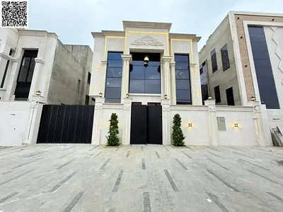 Villa with all registration and ownership fees included, on the main street, ready to move in, in one of the most prestigious areas of Ajman, freehold