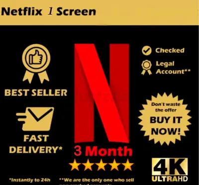 Netflix Subscription - 3 Months
