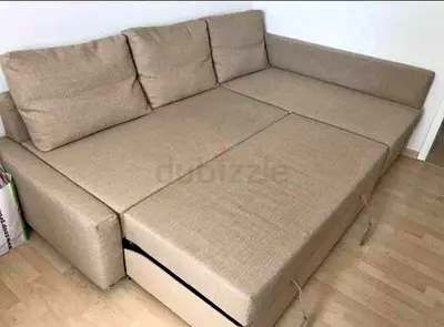 Comfortable Beige Sofa Bed