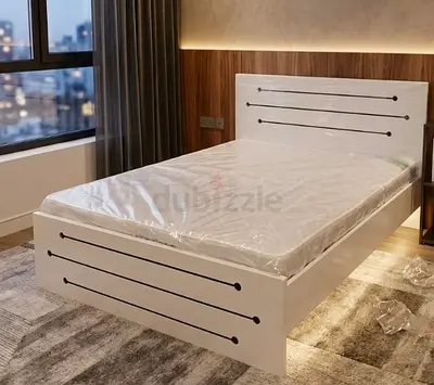 Modern Bed with Headboard