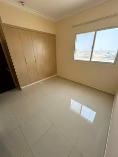For rent in Al Jurf 3, Ajman: 1BR + hall, 2 bathrooms, built-in wardrobes, luxury finishing, first t