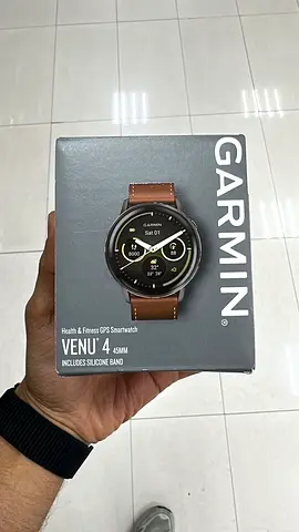 Brand New Garmin Venu 4 45 mm silicone  leather band