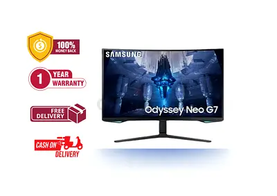 SAMSUNG 32 inch UHD 4K Gaming Monitor 165 Hz , LS32BG750NPXEN - Brand New - Free Delivery