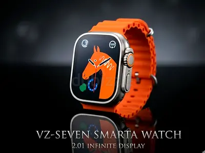 Ultra 2 Smart Watch 2.01 Big Display | BT Calling | Android  iOS Support | Multiple Straps