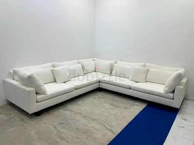 Great condition west elm corner lshape sofa