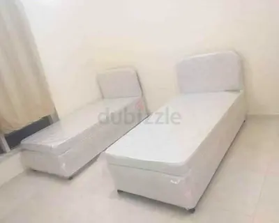 American base Single size bed frame with medical mattress