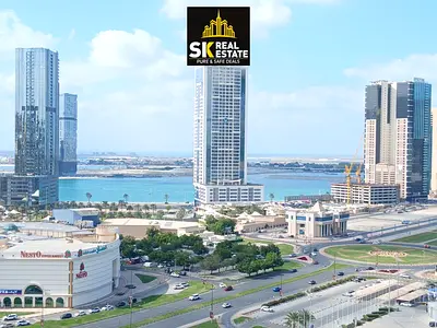 SPACIOUS 2BHK APARTMENT WITH SEA VIEW WITH BUILT-IN WARDROBES PRIME LOCATION EASY EXIT TO DUBAI