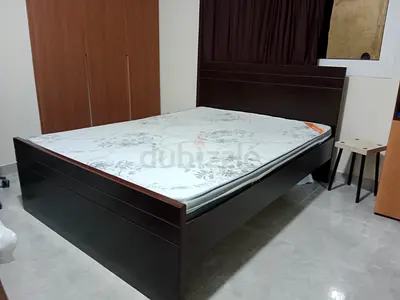 Modern Wooden Bed with Storage