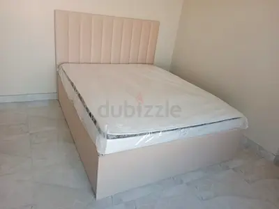 Brand new Queen size bed frame with top pillow medical mattress