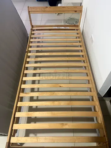 Single bed frame, LURÖY slatted bed base