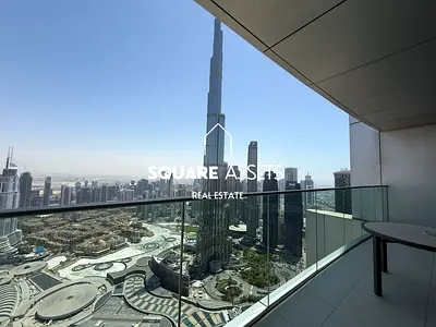 Furnished 4BR with Maids Room | Burj Khalifa View