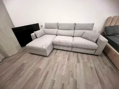 Ikea Eskilstuna L shape sofa bed with storage