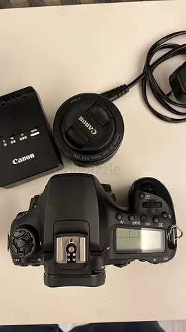 Canon Camera with Lens and Accessories