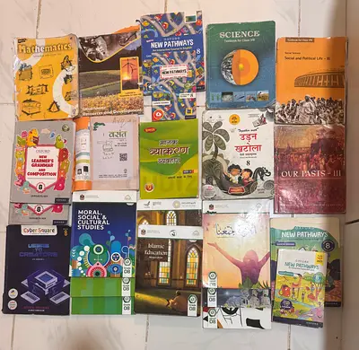 CBSE Grade 8 Textbooks + UAE Ministry Books – Good Condition