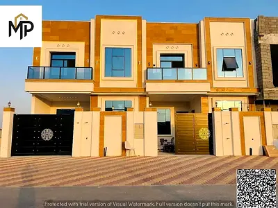 Luxury family villa in Al Yasmin - Ajman | Ideal location and luxurious stone finishes